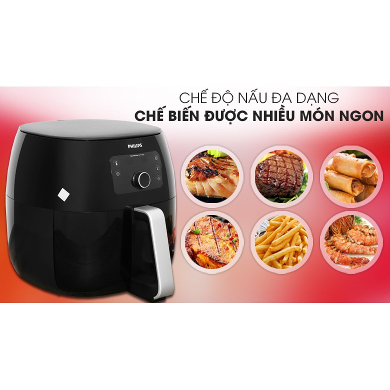 [Mã ELHADEV giảm 4% đơn 300K] Nồi chiên không dầu Philips Airfryer HD9650 XXL- Hàng Chính Hãng