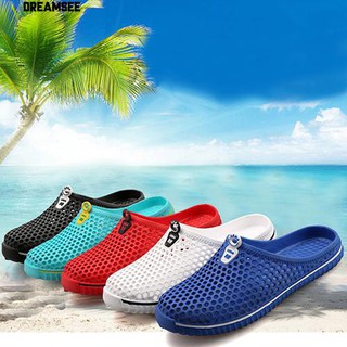 Dép Bít Mũi Phối Lưới Thoáng Khí Dành Cho Cả Nam Và Nữ