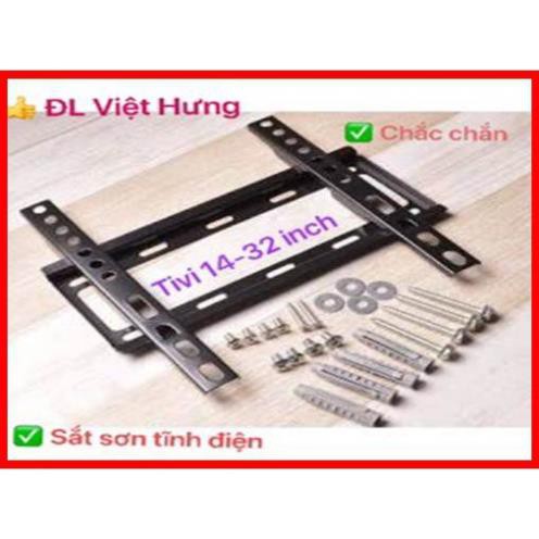 Giá treo tivi sát tường từ 14 đến 24 inch, khung treo ti vi đơn giản dễ lắp đặt