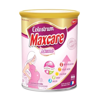Sữa MAXCARE MAMA DHA+  Sản phẩm dinh dưỡng dành cho phụ nữ mang thai và cho con bú. Hộp 900g