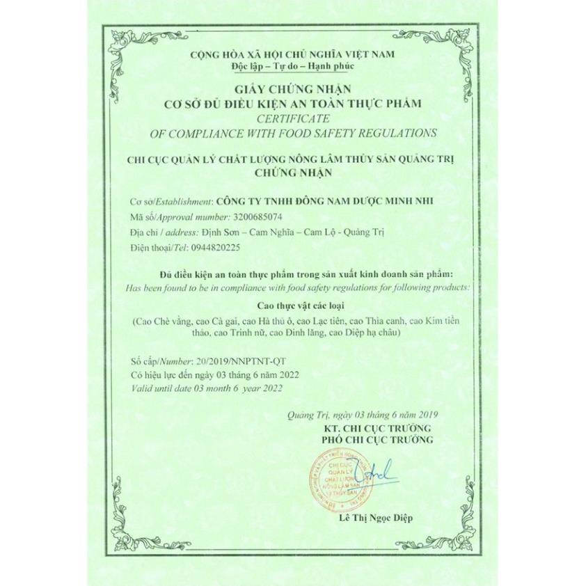 Cao Dây Thìa Canh - Thảo dược Minh Nhi lọ thủy tinh 100 gam - hỗ trợ điều trị bênh Tiểu Đường | BigBuy360 - bigbuy360.vn