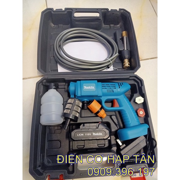MÁY RỬA MÁY LẠNH MAKITA 118V - MÁY RỬA XE GIA ĐÌNH - MÁY XỊT TƯỚI HOA , RỬA SÂN , TƯỚI CÂY