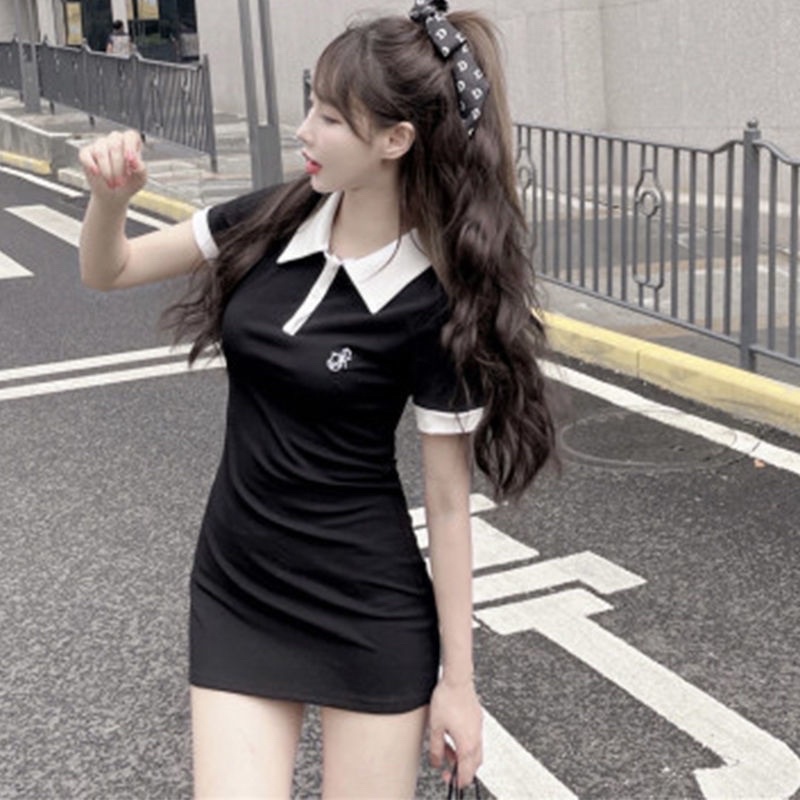 Váy Polo Cổ Bẻ Dáng Xuông Cực Xinh alohashop91