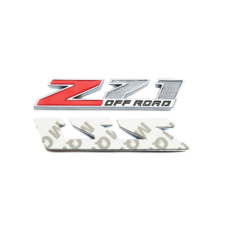 Logo kim loại chữ nổi Z71 OFF ROAD dán ô tô