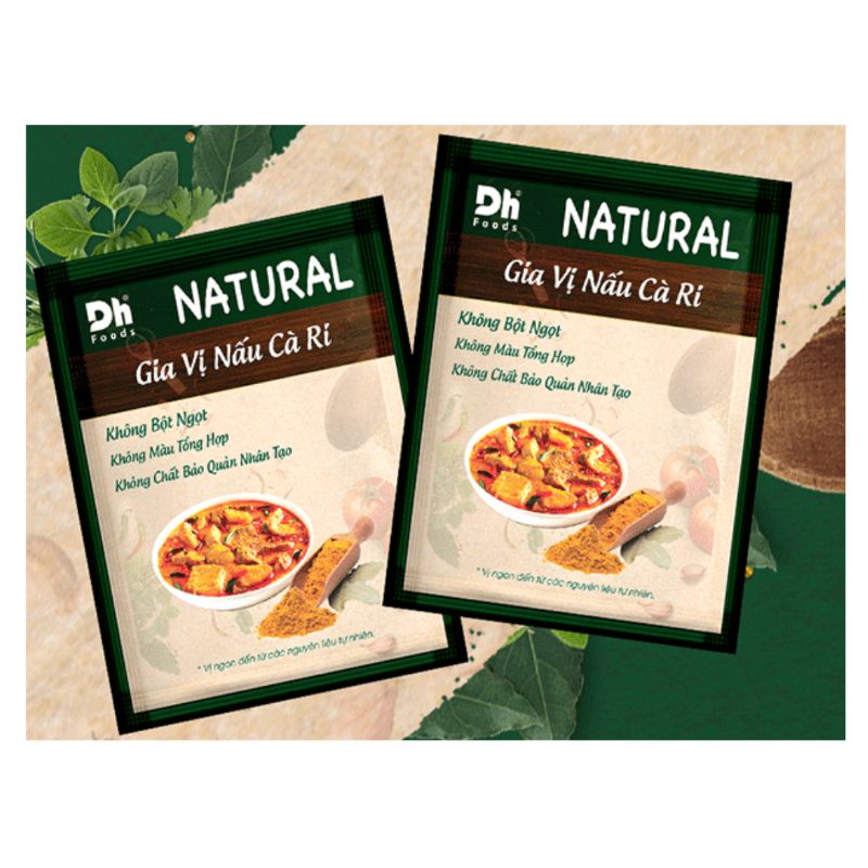 Gói gia vị nấu cà ri 10 g pha sẵn tiện dùng