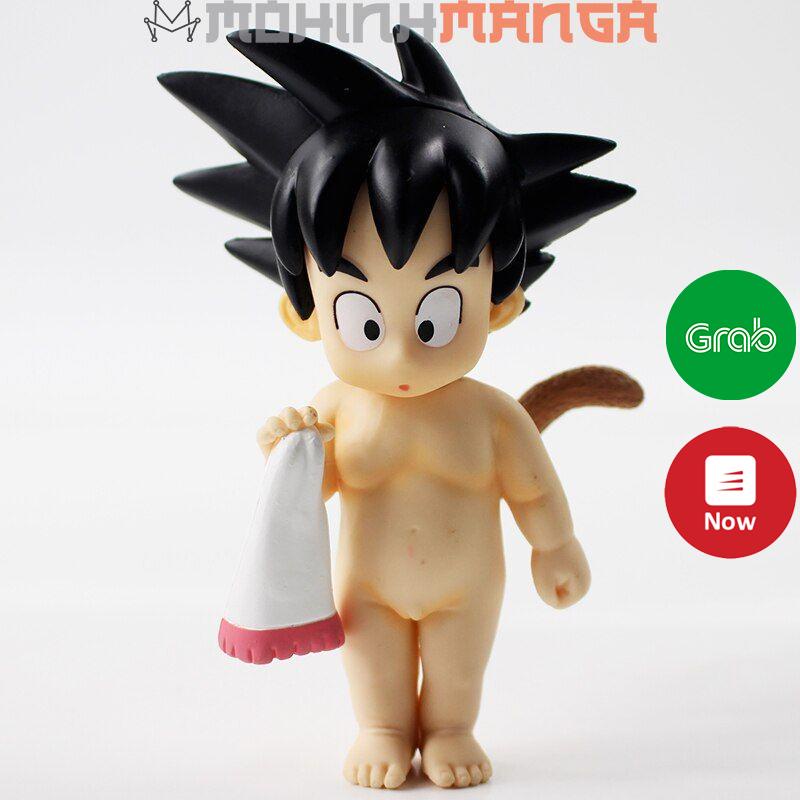 [CÓ QUÀ] Mô hình Son Goku khỉ con cầm khăn siêu dễ thương cao 11cm Dragon Ball Bảy Viên Ngọc Rồng