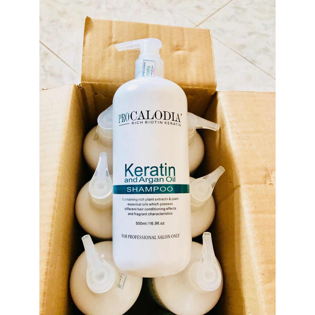 Dầu gội Keratin Calodia 500ml