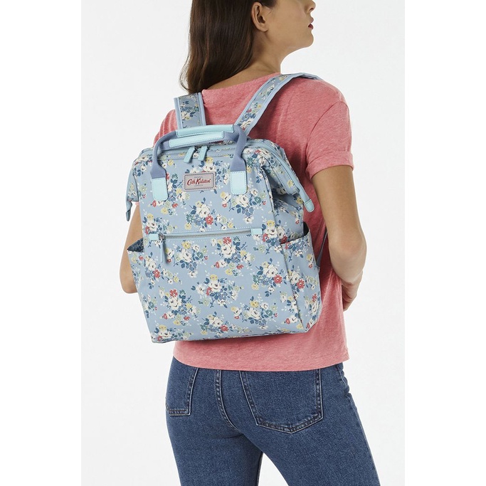 Cath Kidston - Balo Heywood Frame Backpack Clifton Rose - 904896 - Vintage Blue