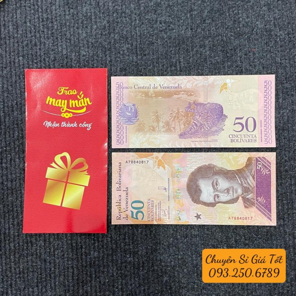 [SIÊU RẺ] Tiền Hình Con Mèo Venezuela Lưu Niệm Lì Xì Tết 2023 - TẶNG KÈM BAO LÌ XÌ