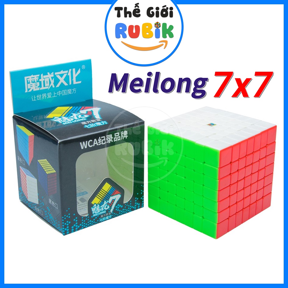 Rubik MoYu MeiLong 7x7 Stickerless/ Sticker Chính Hãng | The Gioi Rubik