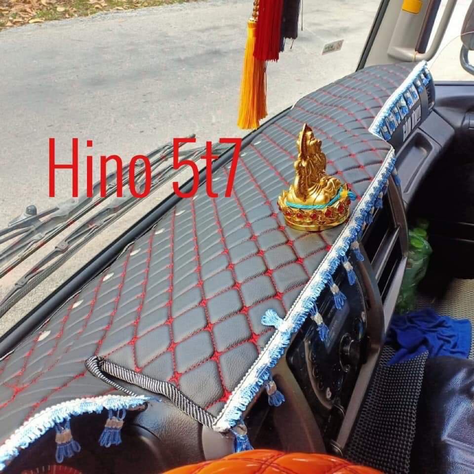 Thảm táp lô xe tải HINO 500 chất liệu DA 5D, 6D