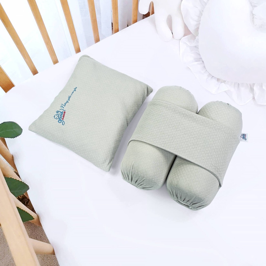 Gối chặn cho bé sơ sinh Goodmama Chính hãng giúp bé ngủ ngon, yên giấc