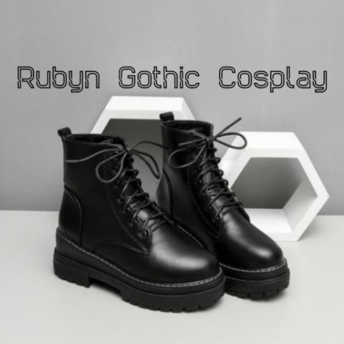 [NEW] 🔥 Giày Boot Chiến Binh Đế 2 Tầng Cổ Cao Siêu Ngầu 🔥 Đế Cao 5cm (Tài khoản Shopee duy nhất: gothic.cosplay )