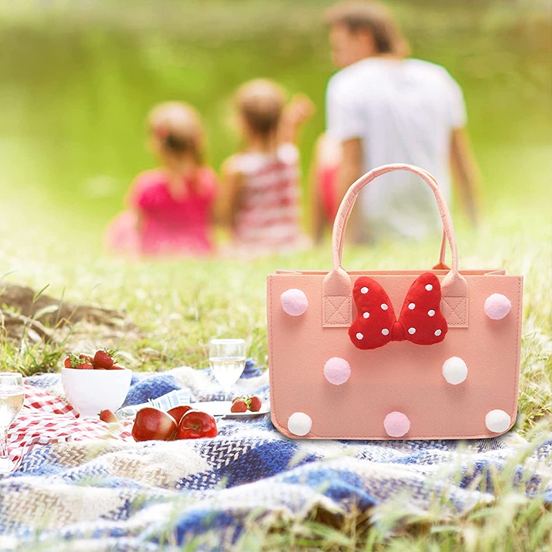 Evertoner Túi Nỉ Đựng Quà Sinh Nhật Họa Tiết Hoạt Hình Cho Bé