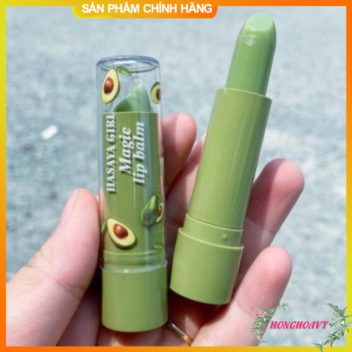 Son Dưỡng Môi Trái Bơ Hasaya Girl Soft Avocado lipbalm Chính Hãng Môi Hồng Môi Căng Mộng Chuẩn Hotgir