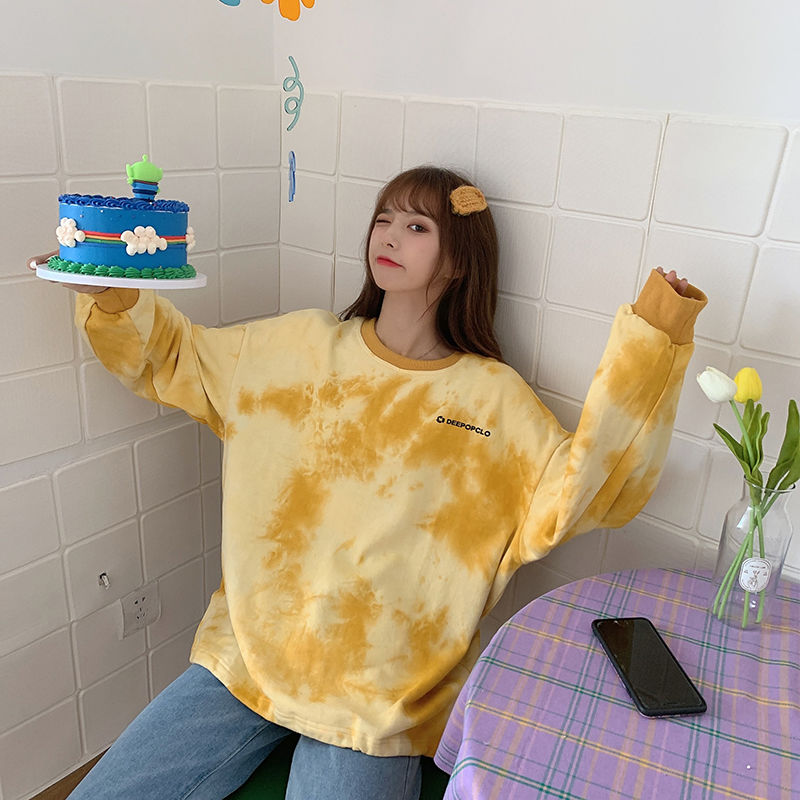 Áo Sweater Tay Dài Dáng Rộng Thời Trang Dành Cho Nam Và Nữ