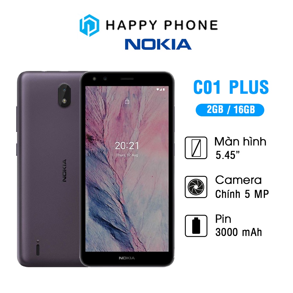 Điện Thoại Nokia C01 Plus - Hàng Chính Hãng, Mới 100%, Nguyên seal