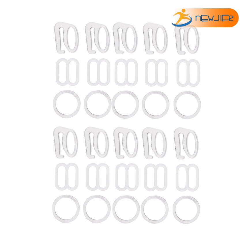 Set 20 Móc Cài Chữ O Điều Chỉnh Dây Áo Ngực