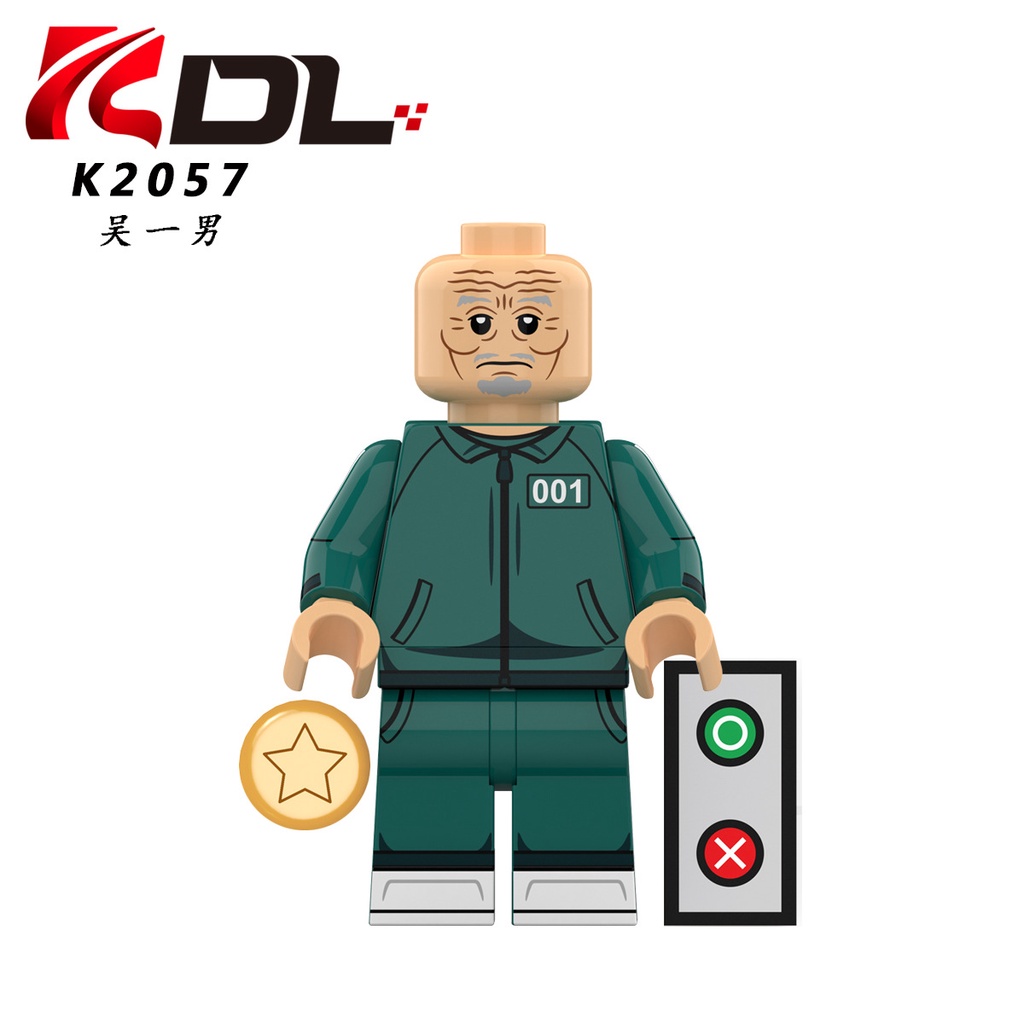 Lego Minifigures Nhân Vật Trong Trò Chơi Con Mực Squid Game KDL808 - Đồ Chơi Lắp Ráp