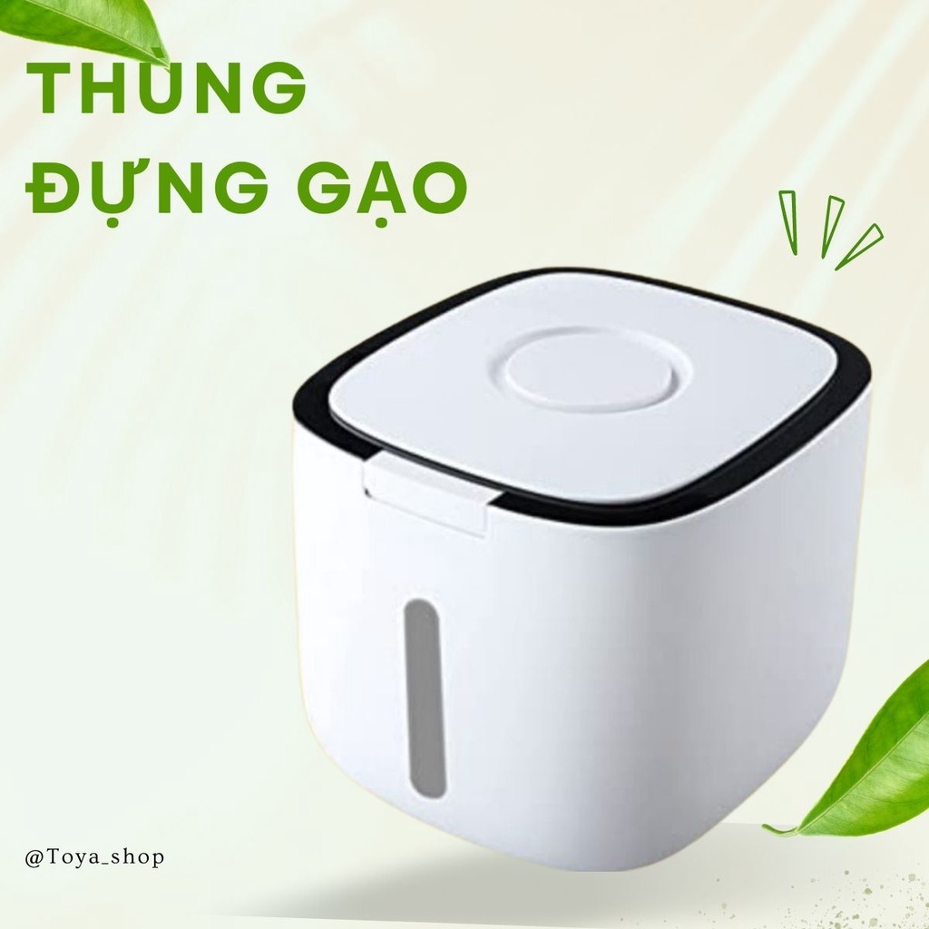 Thùng Đựng Gạo Đa Năng Ecoco Kiểu Dáng Sang Trọng Thiết Kế Thông Minh Chống Ẩm Mốc Mối Mọt Siêu Tiện Lợi Toya_shop