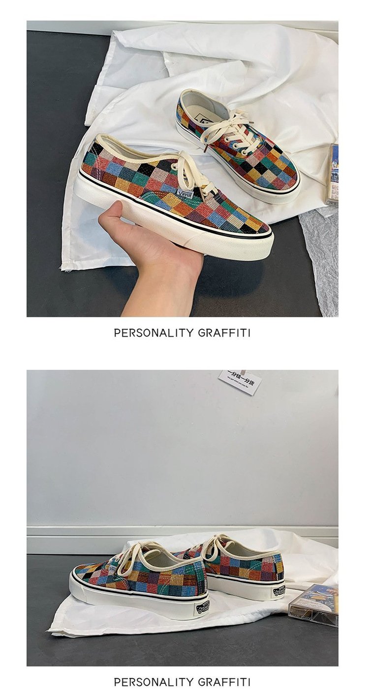 Giày sneaker vải canvas thời trang sinh viên năng động dành cho phái đẹp | BigBuy360 - bigbuy360.vn
