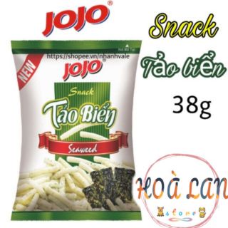 Bánh snack jojo® tảo biển gói 38g