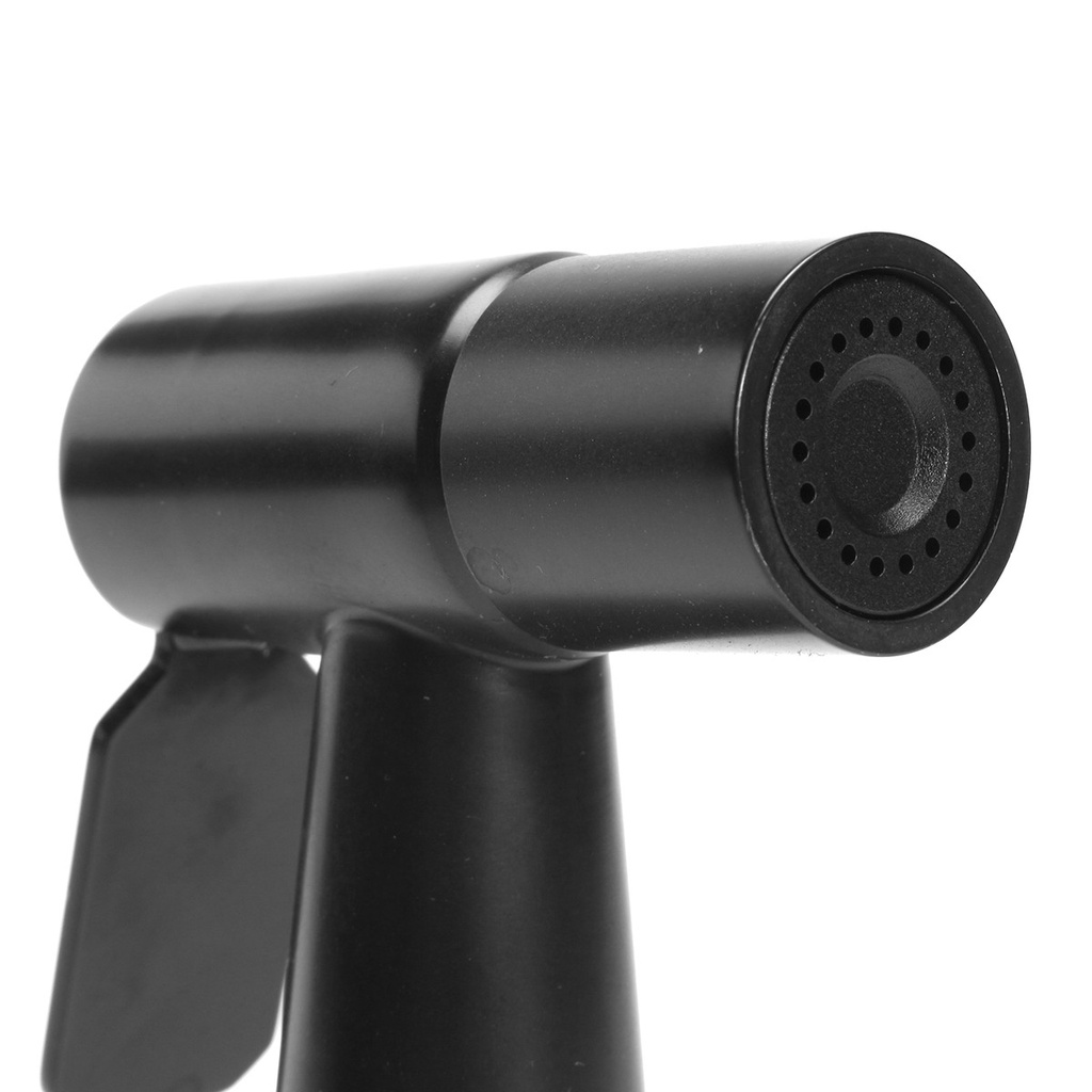 Bộ Vòi Xịt Vệ Sinh Bồn Cầu INOX 304 sơn tĩnh điện đen + Dây + cài vòi xịt vệ sinh toilet