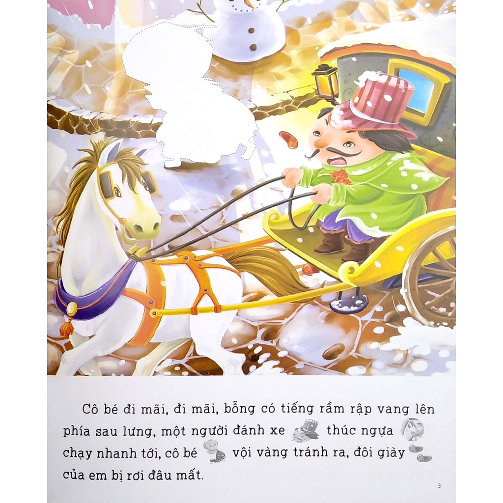 Sách Truyện Cổ Tích Kinh Điển - Cô Bé Bán Diêm (Stickers)