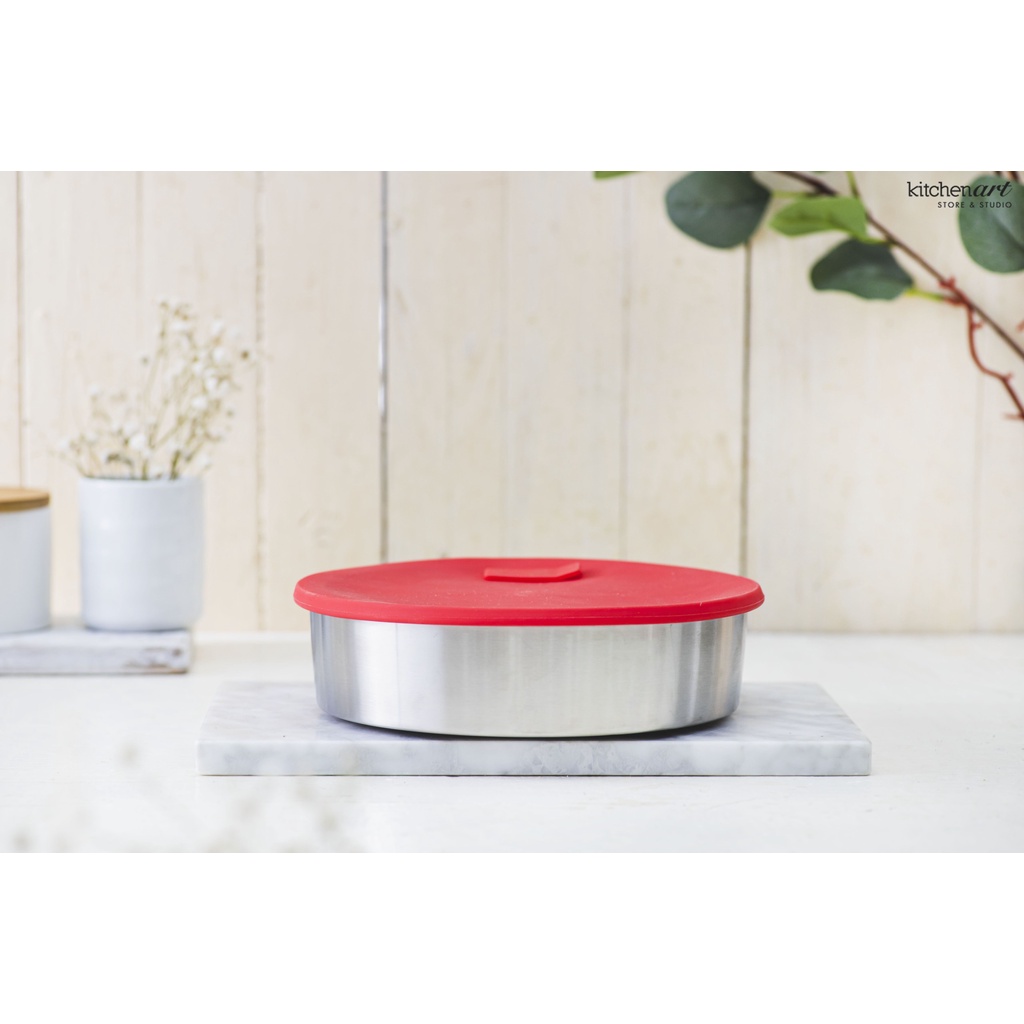 Khuôn bánh INSTANT POT 3 ngăn có nắp đậy bằng thép không gỉ/ silicon