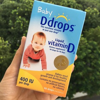 Vitamin d3 baby drop dạng giọt của mỹ