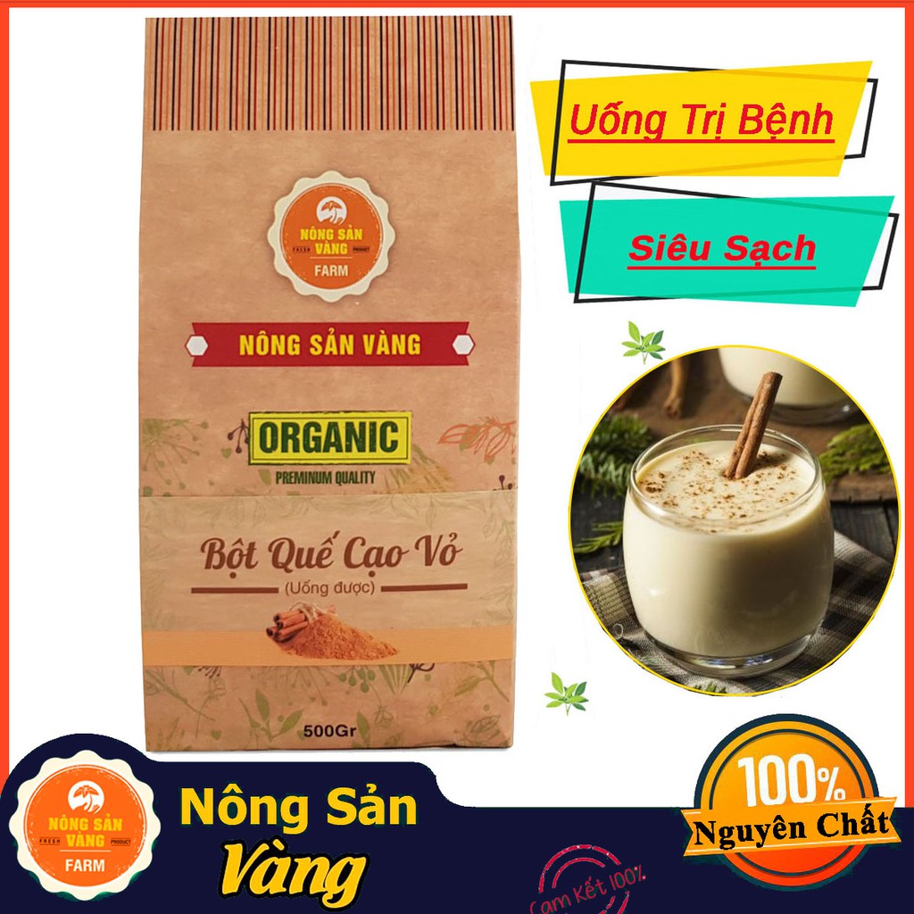 Bột Quế Nguyên Chất Cạo Vỏ (Uống Được) 100g - 500gr ( Nông Sản Vàng ) Detox Giảm Cân, Nấu Ăn Làm Bánh | BigBuy360 - bigbuy360.vn