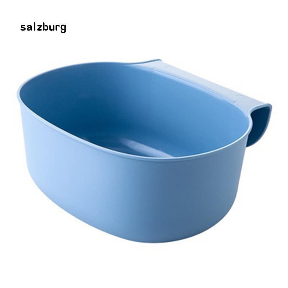 Thùng rác treo chất liệu nhựa nhỏ gọn kích thước 21cm x 17.8cm x 9cm màu trơn tiện dụng