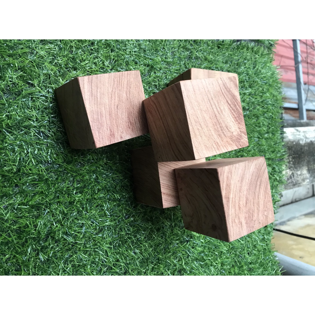Cube 5 cm khối gỗ lập phương cube 5cm x 5cm x5cm  trang trí đồ chơi kê hàng loại 1 gỗ an toàn