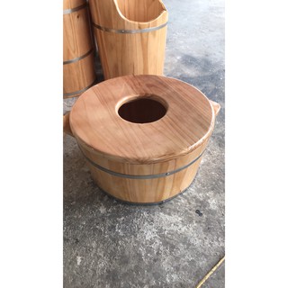 CHẬU XÔNG PHỤ KHOA, XÔNG MÔNG  , THÙNG XÔNG PHỤ KHOA XÔNG MÔNG <3<3<3 HÀNG ĐẸP LOẠI 1 GỖ THÔNG