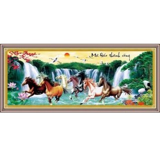Tranh thêu Mã đáo thành công 222829