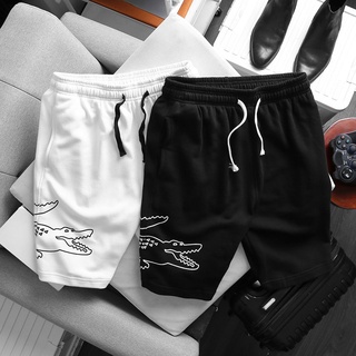 Quần short thun nam lưng thun bigsize nỉ cao cấp phong cách unisex màu trắng đen - 80-120kg