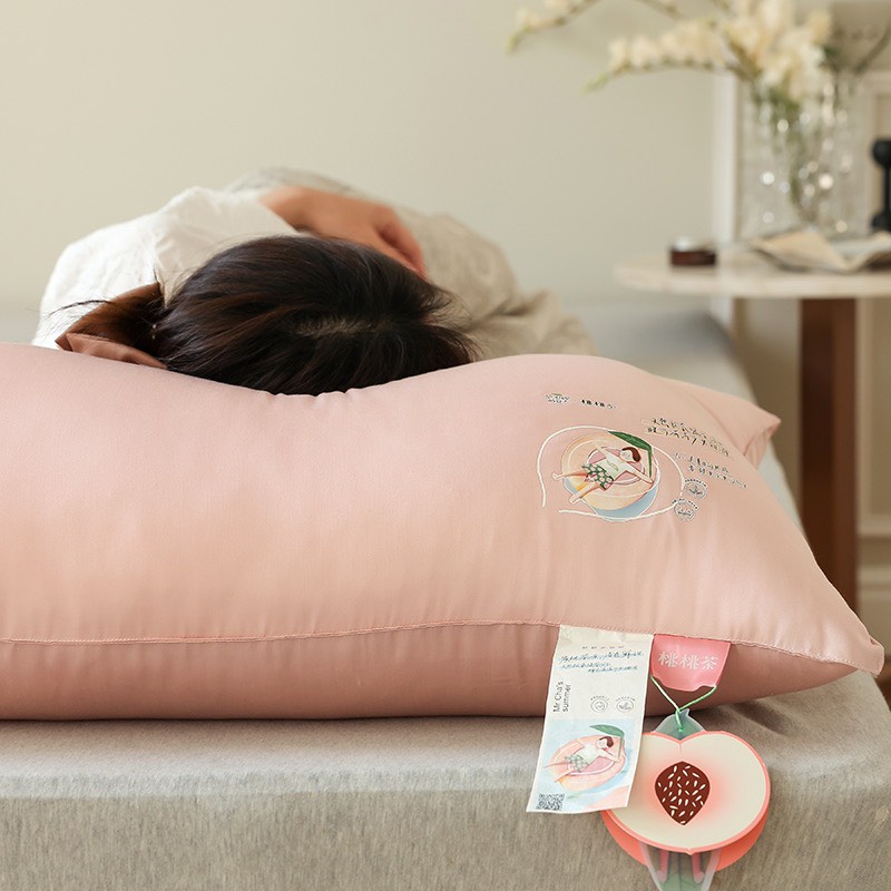 Gối Đầu , Ruột Gối Cao Cấp Lưu Hương Thơm Hoa Quả 48X74 Cm
