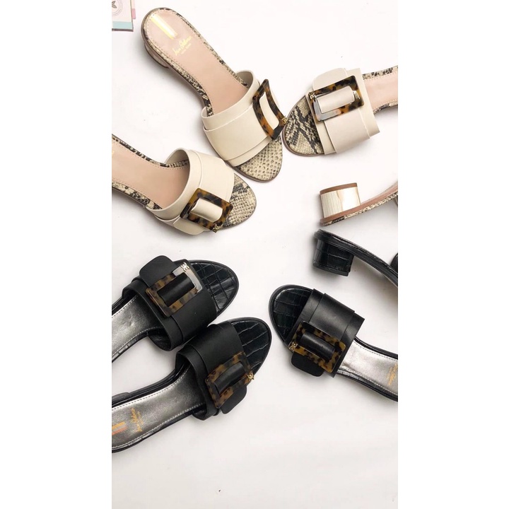 Dép Nữ Gót Trụ Hnagf Xuất Dư Cao 3cm