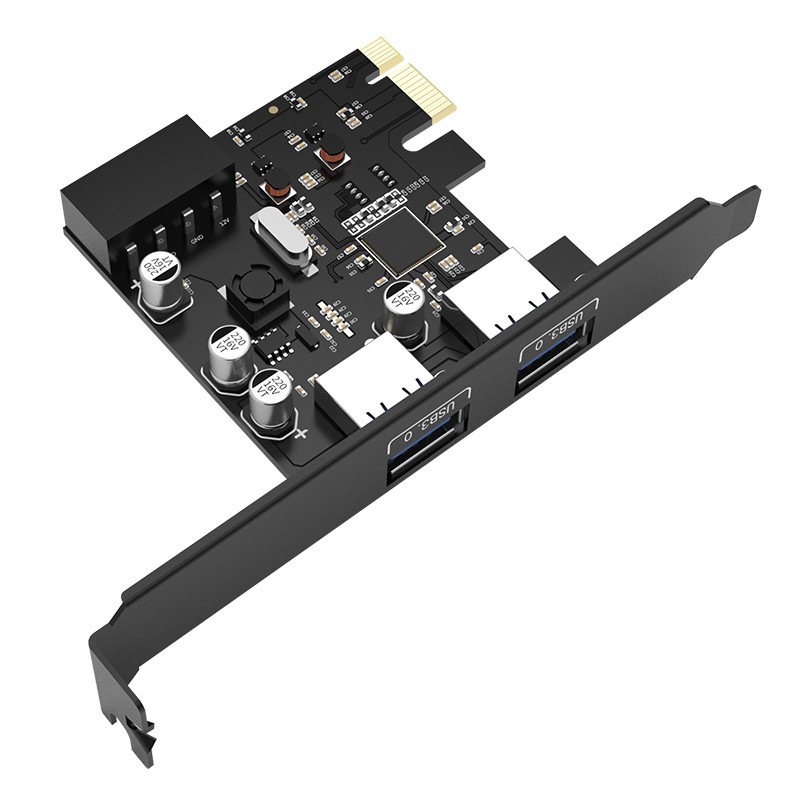 Card Mở Rộng Orico Pd-2U 2 Cổng Usb 3.0 Pci-E Kèm Dây Cáp Nguồn 15pin