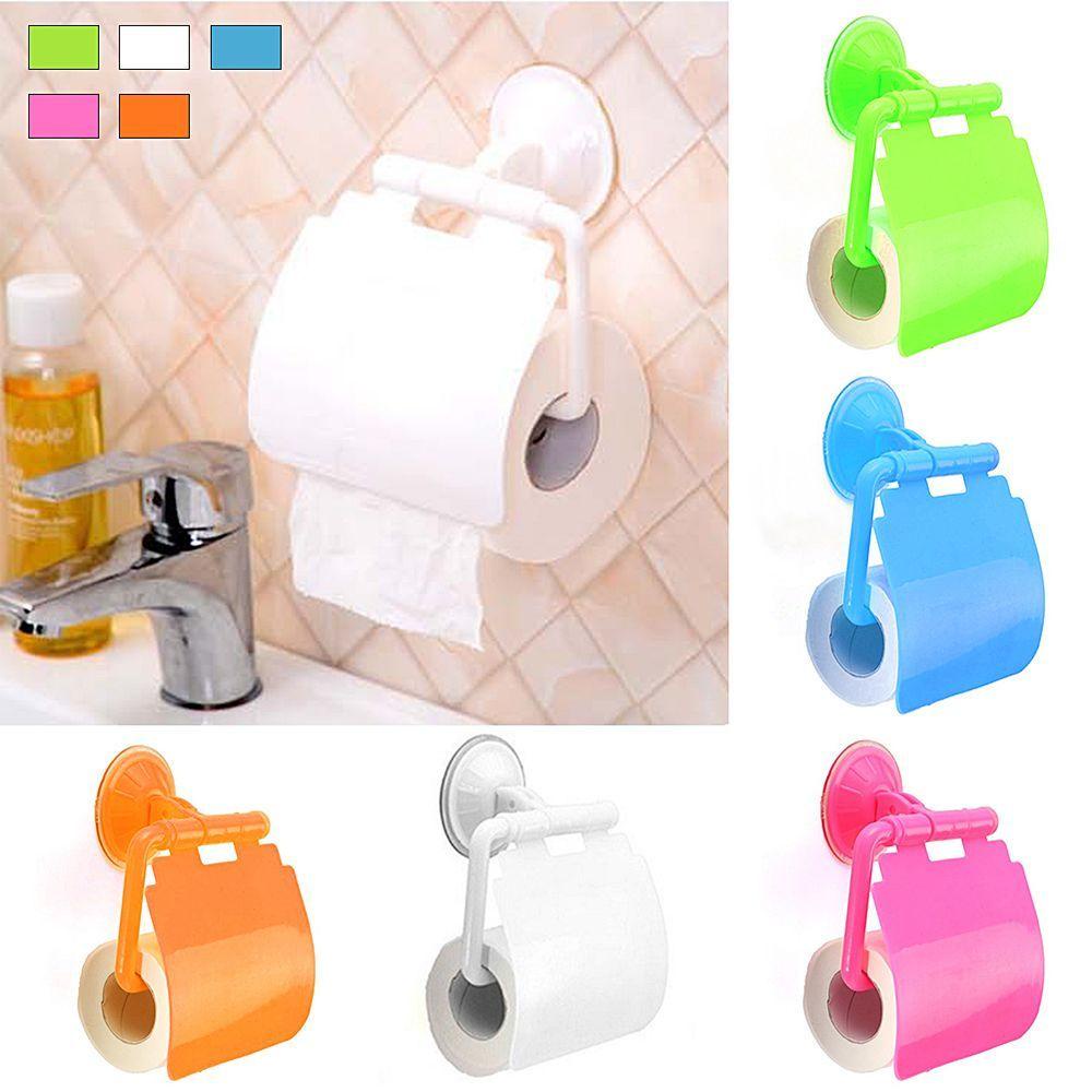 LONTIME Hộp Đựng Khăn Giấy Cuộn Hút Chân Không Chống Nước Cho Nhà Tắm