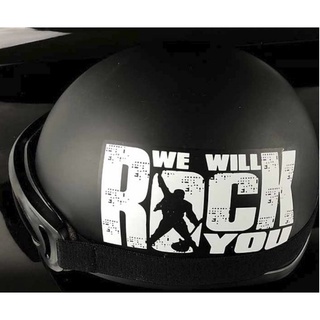 Combo mũ 1/2 Rock (we will rock you) + kính uv400 r