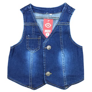 Áo gile bò sành điệu cho bé trai từ 9-17 kg AGLB