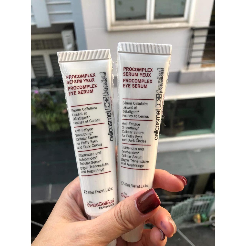 Cellcosmet Eye Serum  giúp duy trì làn da mỏng manh quanh mắt ở trạng thái tối ưu (độ đàn hồ