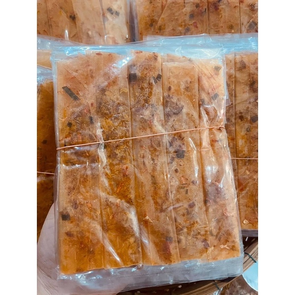 Bánh tráng dẻo tôm cuốn hành phi thập Cẩm