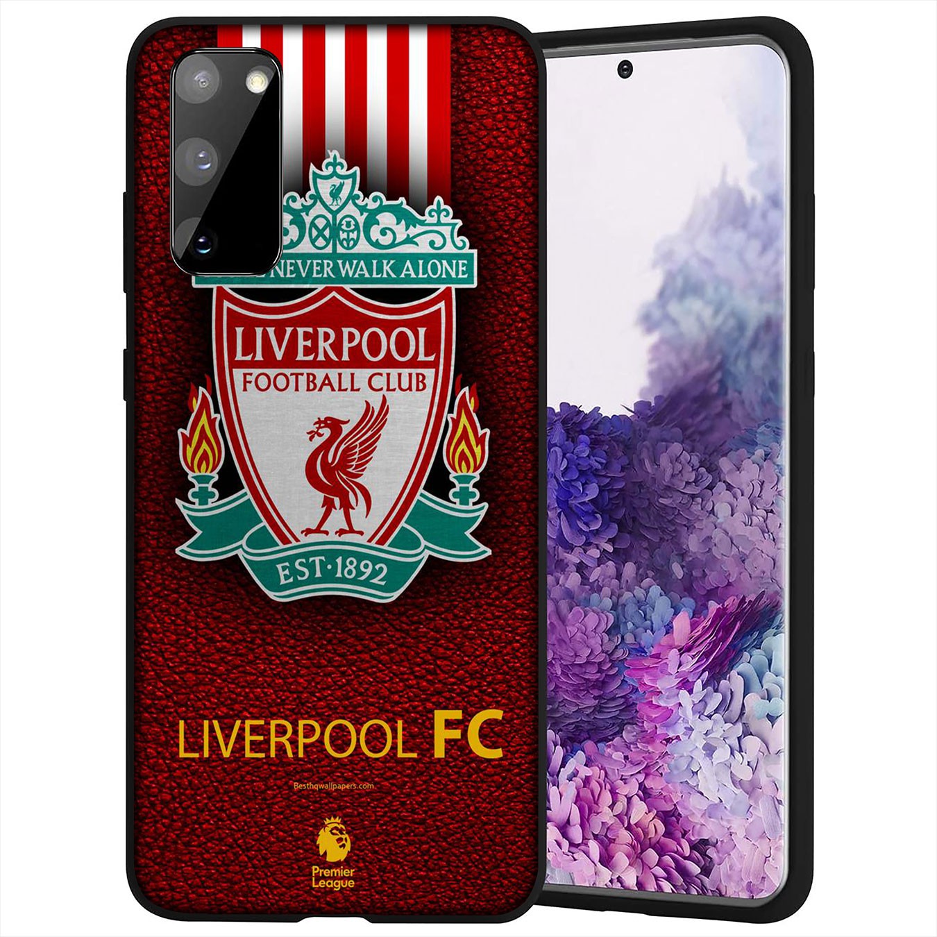 Samsung Galaxy S21 Ultra S8 Plus F62 M62 A2 A32 A52 A72 S21+ S8+ S21Plus Casing Soft Silicone Liverpool red Logo Phone Case