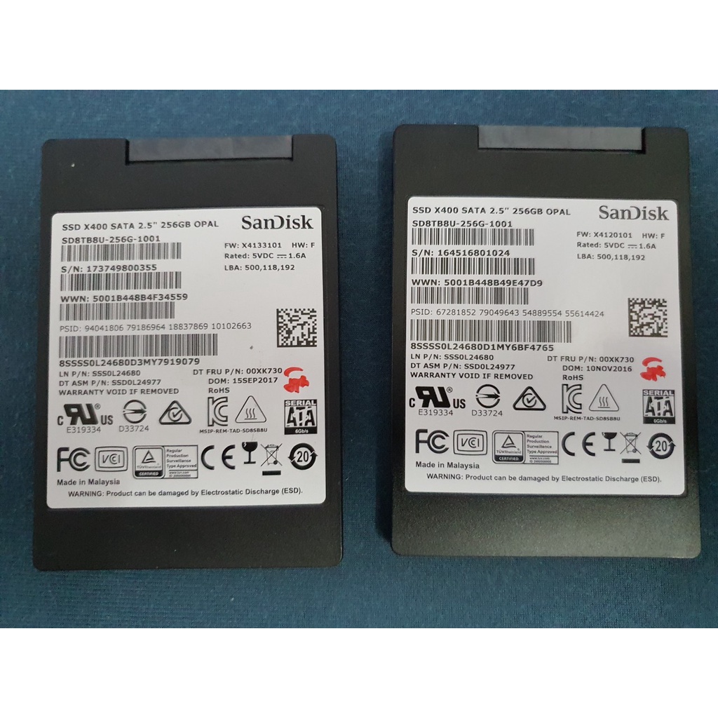 Ổ cứng laptop 256GB SSD Sandisk chuẩn 2.5inch thông dụng, dùng cho mọi laptop có khe gắn 2.5inch