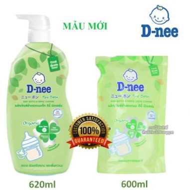 Nước Rửa Bình Sữa Dnee Rửa Rau Củ Và Phụ Kiện, An Toàn Cho Bé Chiếc suất Organic