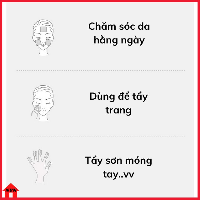 [MỚI] Bông Tẩy Trang Cotton Tự Nhiên 3 Lớp++Gói 228 Miếng++ Tẩy Trang Và Làm Sạch Bụi Bẩn Trên Da Make up cotton | BigBuy360 - bigbuy360.vn