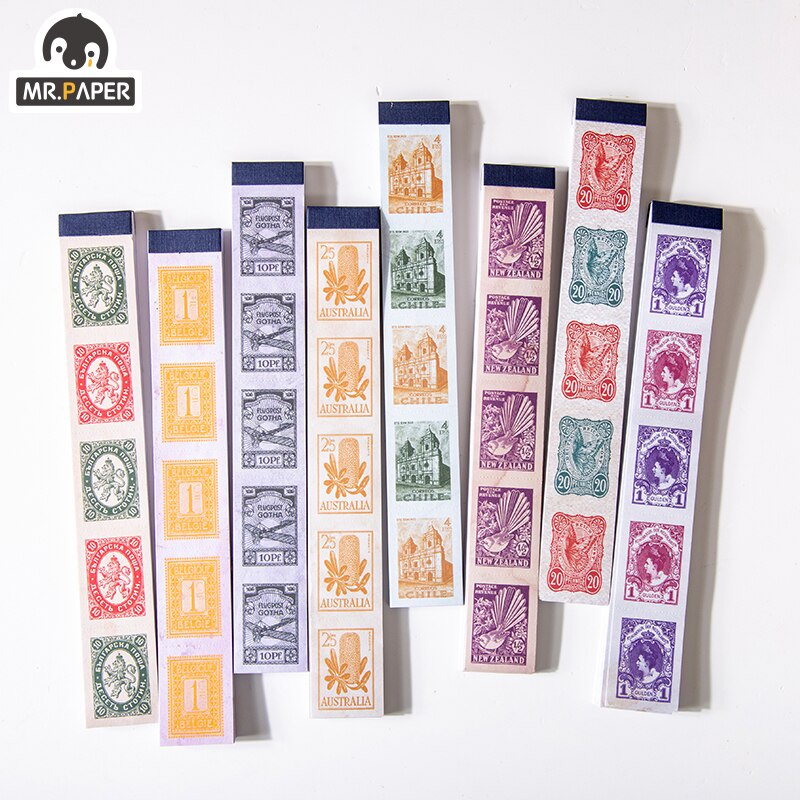 Sổ tay bìa gỗ phong cách retro họa tiết 8 kiểu độc đáo