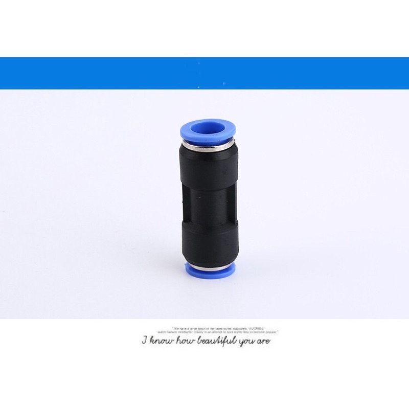 Đầu nối nhanh 6mm với ống inox hoặc vòi inox